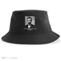 The Best Way To Predict The Future Is To Create It Abraham Lincoln Sustainable Bucket Hat thumb 0