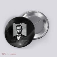 The Best Way To Predict The Future Is To Create It Abraham Lincoln Button thumb 0