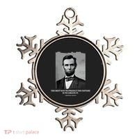 The Best Way To Predict The Future Is To Create It Abraham Lincoln Ornament thumb 0