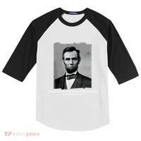 The Best Way To Predict The Future Is To Create It Abraham Lincoln Kids Colorblock Raglan Jersey thumb 0