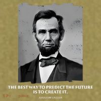 The Best Way To Predict The Future Is To Create It Abraham Lincoln Garment-Dyed Women's Muscle Tee thumb 6