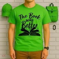 The Book Was Better Reading Fan Book Lover T-Shirt thumb 6