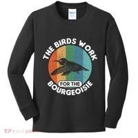 The Birds Work For The Bourgeoisie Bird Kids Long Sleeve Shirt thumb 0