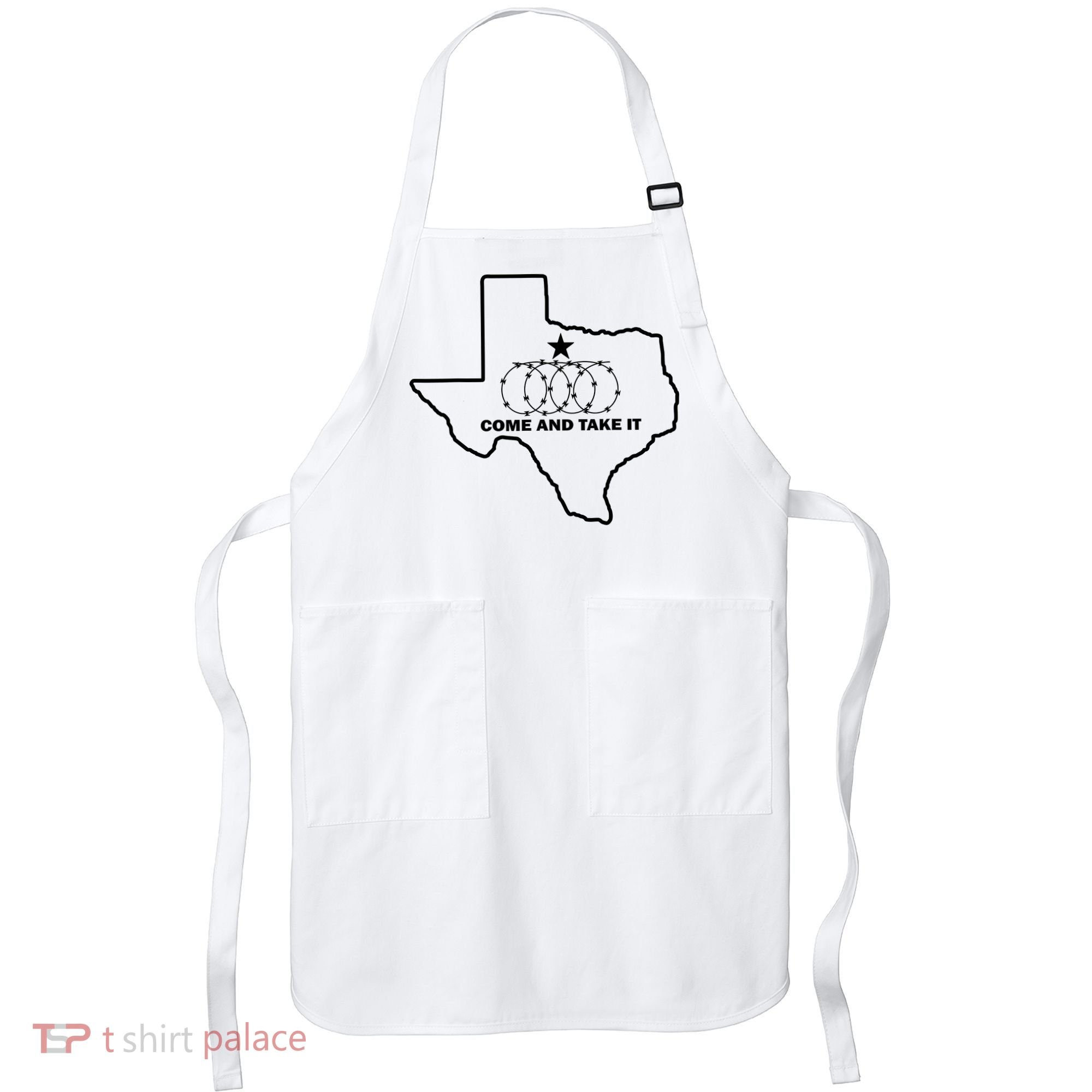 Texas Barbed Wire Come And Take It Apron