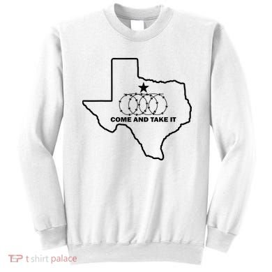 Texas Barbed Wire Come And Take It Sweatshirt