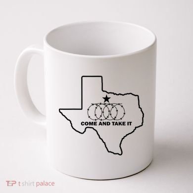 Texas Barbed Wire Come And Take It Coffee Mug