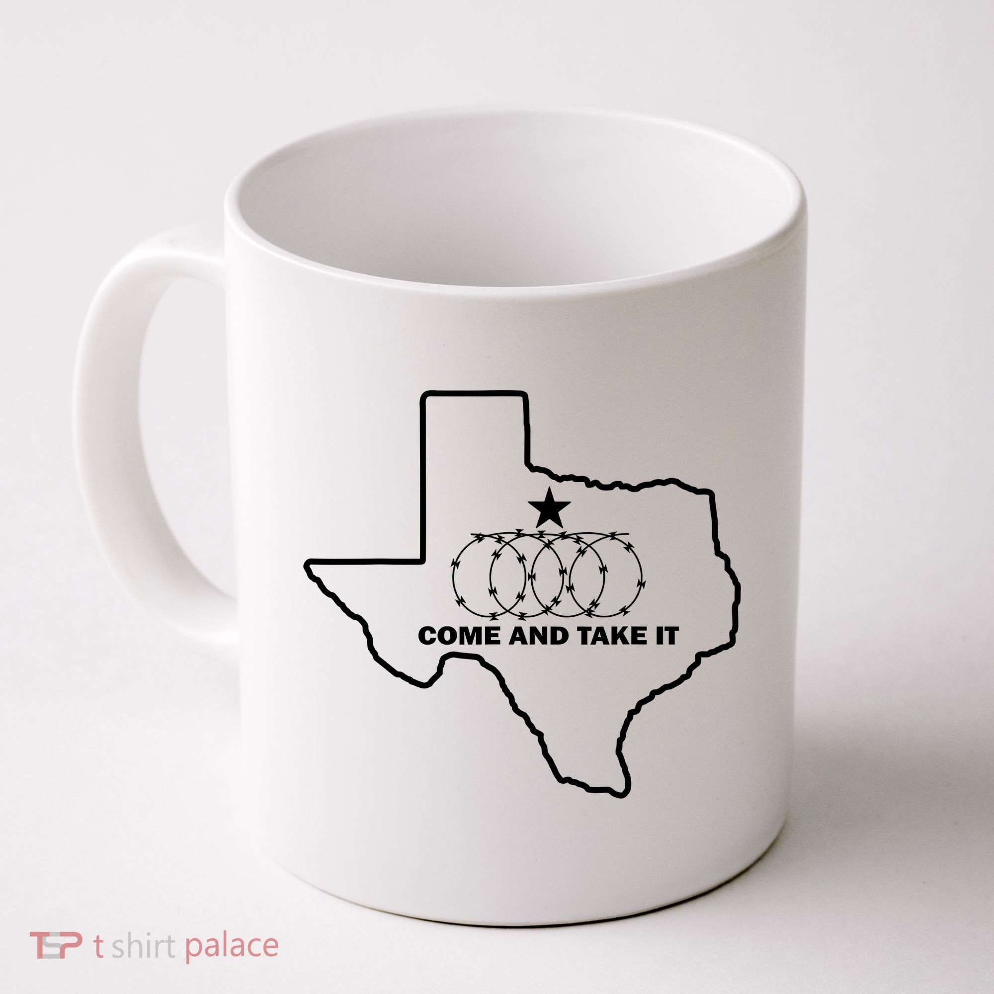Texas Barbed Wire Come And Take It Coffee Mug