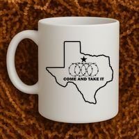 Texas Barbed Wire Come And Take It Coffee Mug thumb 2