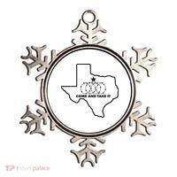 Texas Barbed Wire Come And Take It Ornament thumb 0
