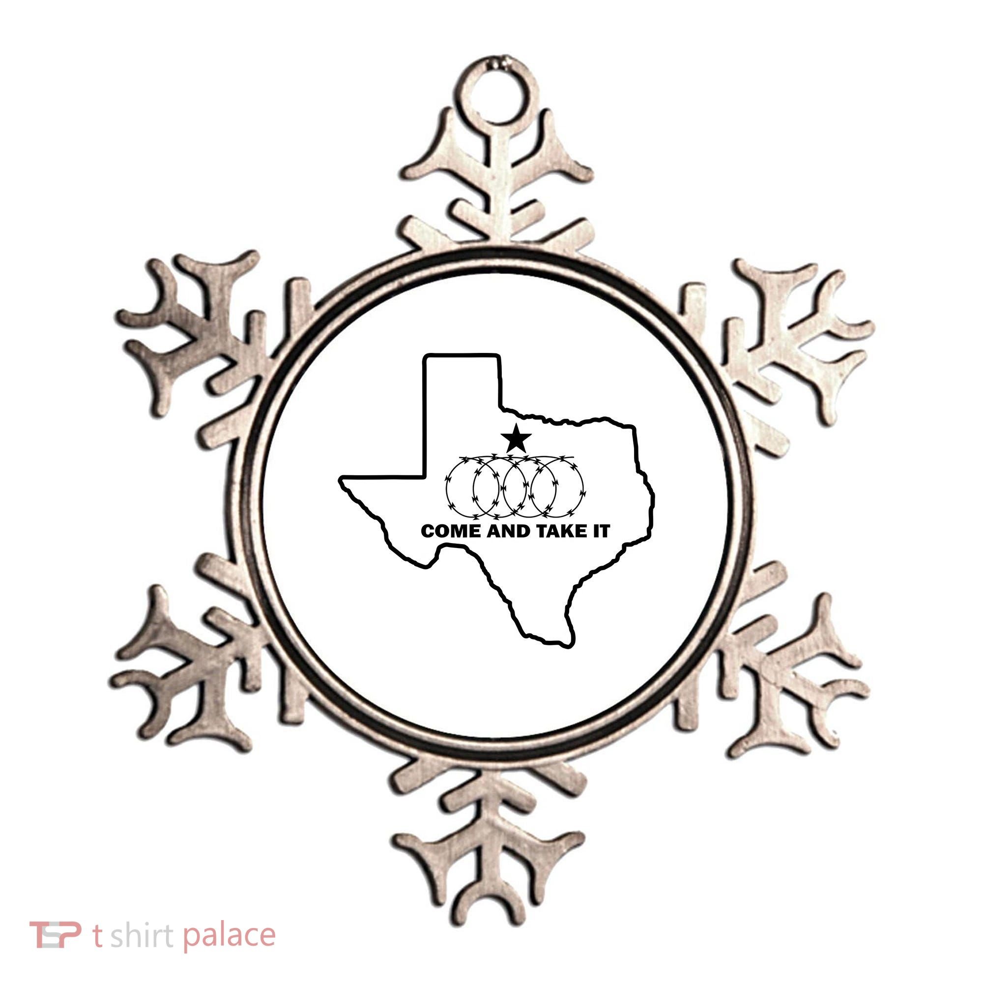 Texas Barbed Wire Come And Take It Ornament