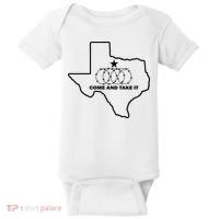 Texas Barbed Wire Come And Take It Baby Bodysuit thumb 0