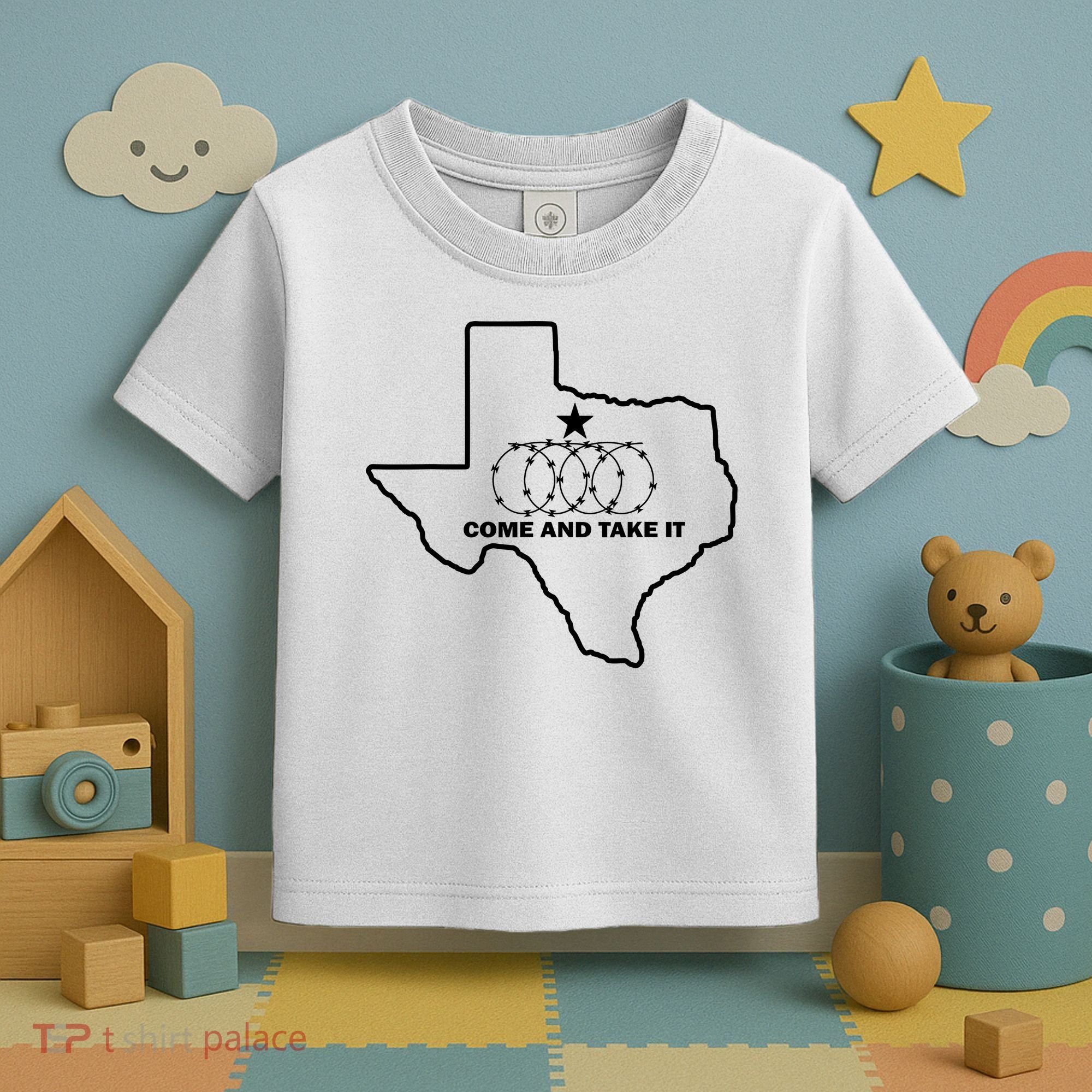 Texas Barbed Wire Come And Take It Toddler T-Shirt