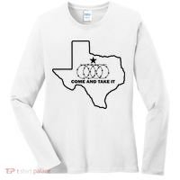 Texas Barbed Wire Come And Take It Women's Long Sleeve Shirt thumb 0