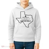 Texas Barbed Wire Come And Take It Kids Hoodie thumb 4