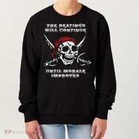The Beatings Will Continue Until Morale Improves Women's Sweatshirt thumb 0
