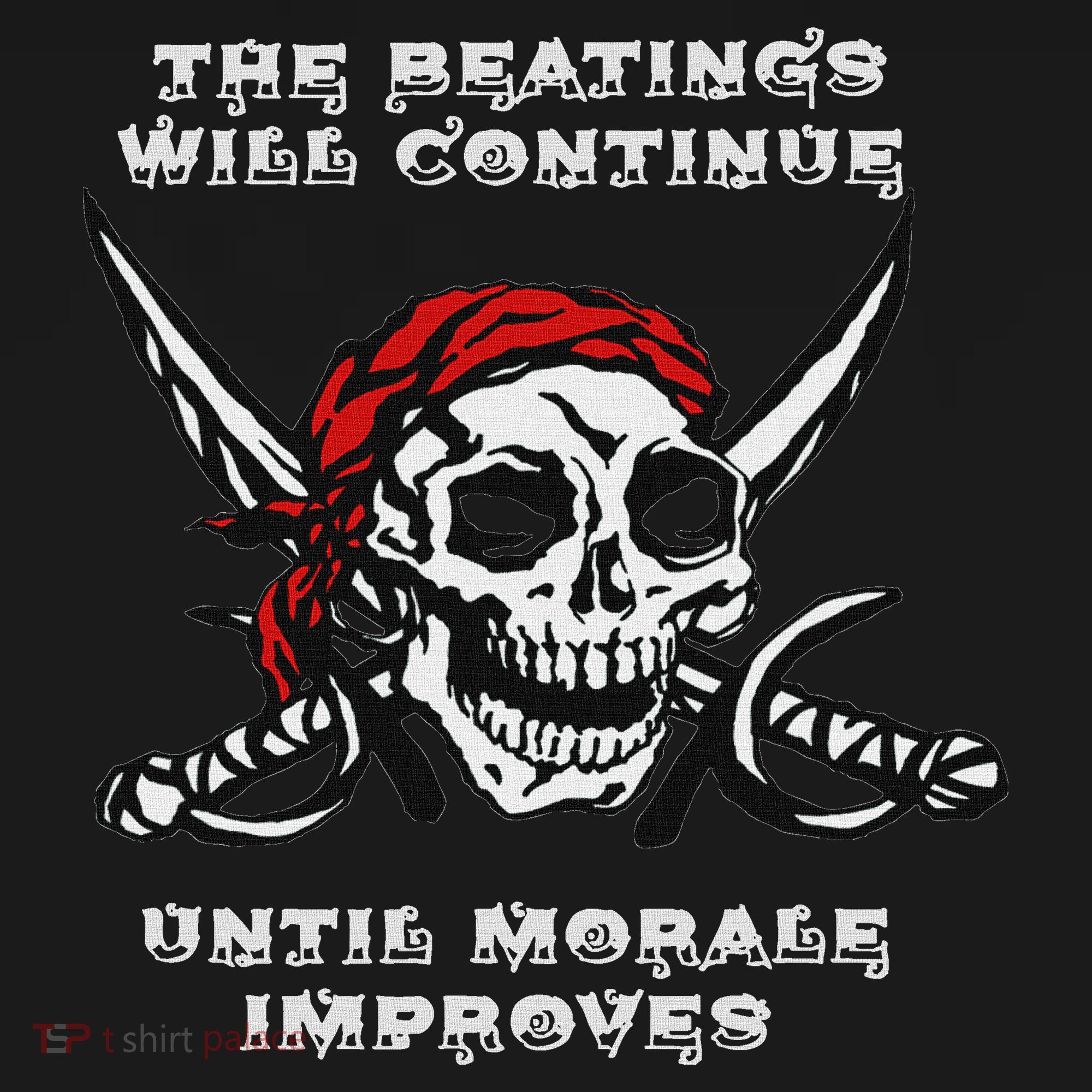 The Beatings Will Continue Until Morale Improves Doggie Tank
