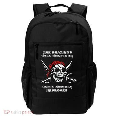 The Beatings Will Continue Until Morale Improves Backpack
