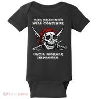 The Beatings Will Continue Until Morale Improves Baby Bodysuit thumb 0