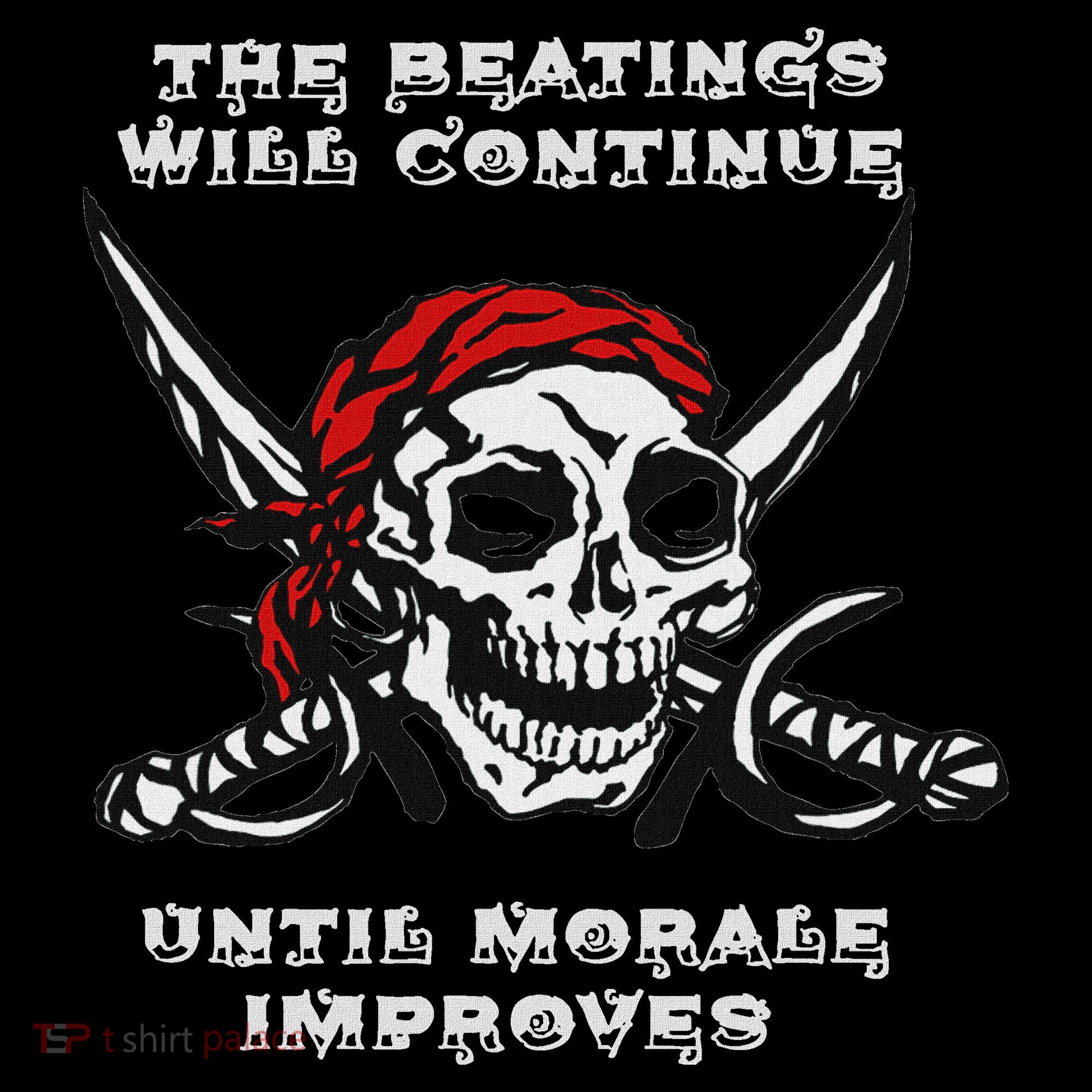The Beatings Will Continue Until Morale Improves Baby Bodysuit