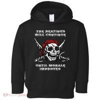 The Beatings Will Continue Until Morale Improves Toddler Hoodie thumb 0