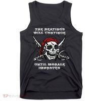 The Beatings Will Continue Until Morale Improves Tank Top thumb 0