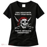 The Beatings Will Continue Until Morale Improves Women's T-Shirt thumb 0