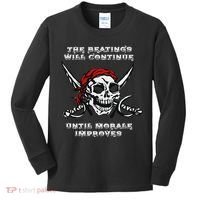 The Beatings Will Continue Until Morale Improves Kids Long Sleeve Shirt thumb 0