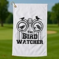 The Bird Watcher Golf Towel thumb 1