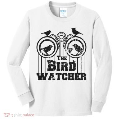 The Bird Watcher Kids Long Sleeve Shirt