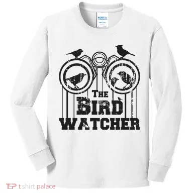 The Bird Watcher Kids Long Sleeve Shirt