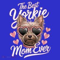 The Best Yorkie Mom Ever Yorkshire Terrier Dog Lovers Gift Polo thumb 2