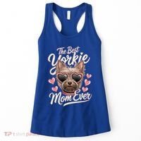 The Best Yorkie Mom Ever Yorkshire Terrier Dog Lovers Gift Women's Tank Top thumb 0