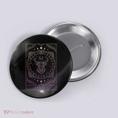 Taurus Birthday Zodiac Sign Astrology Taurus Button