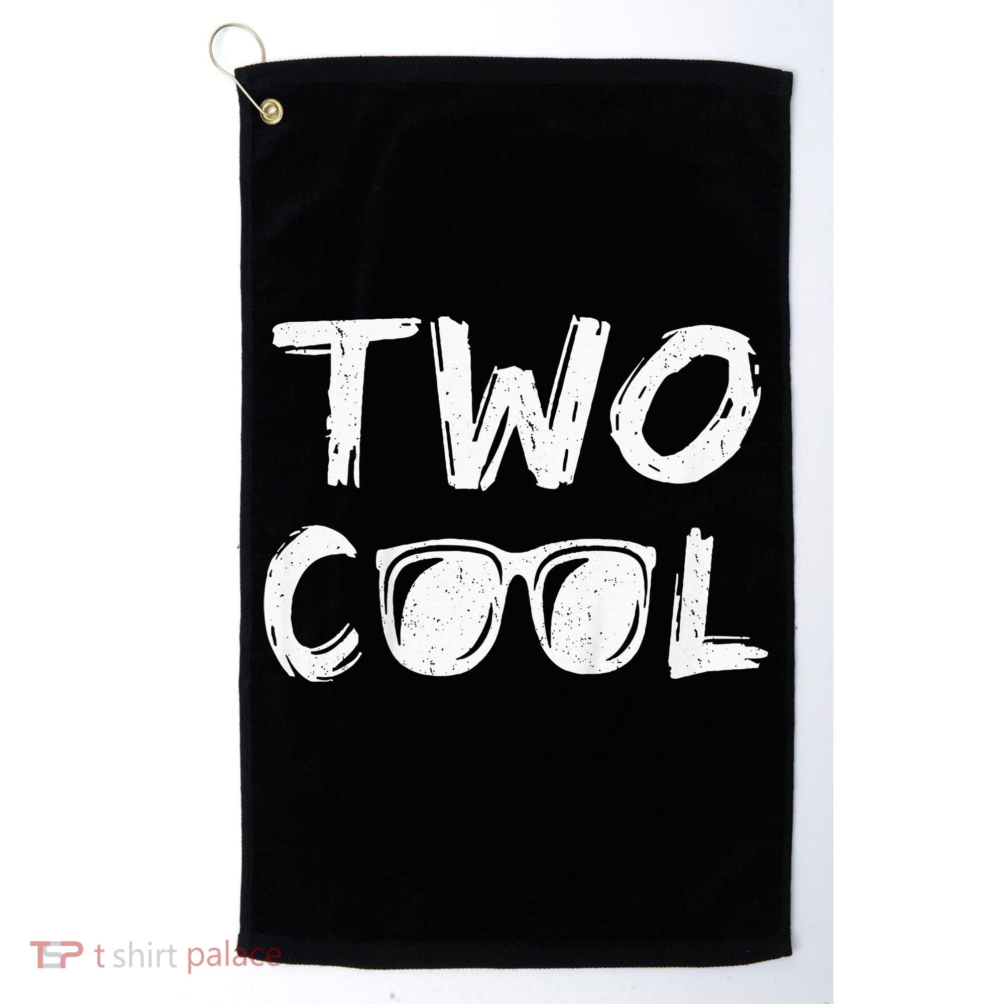 Two Cool 2nd Birthday Gift 2 Year Old Golf Towel