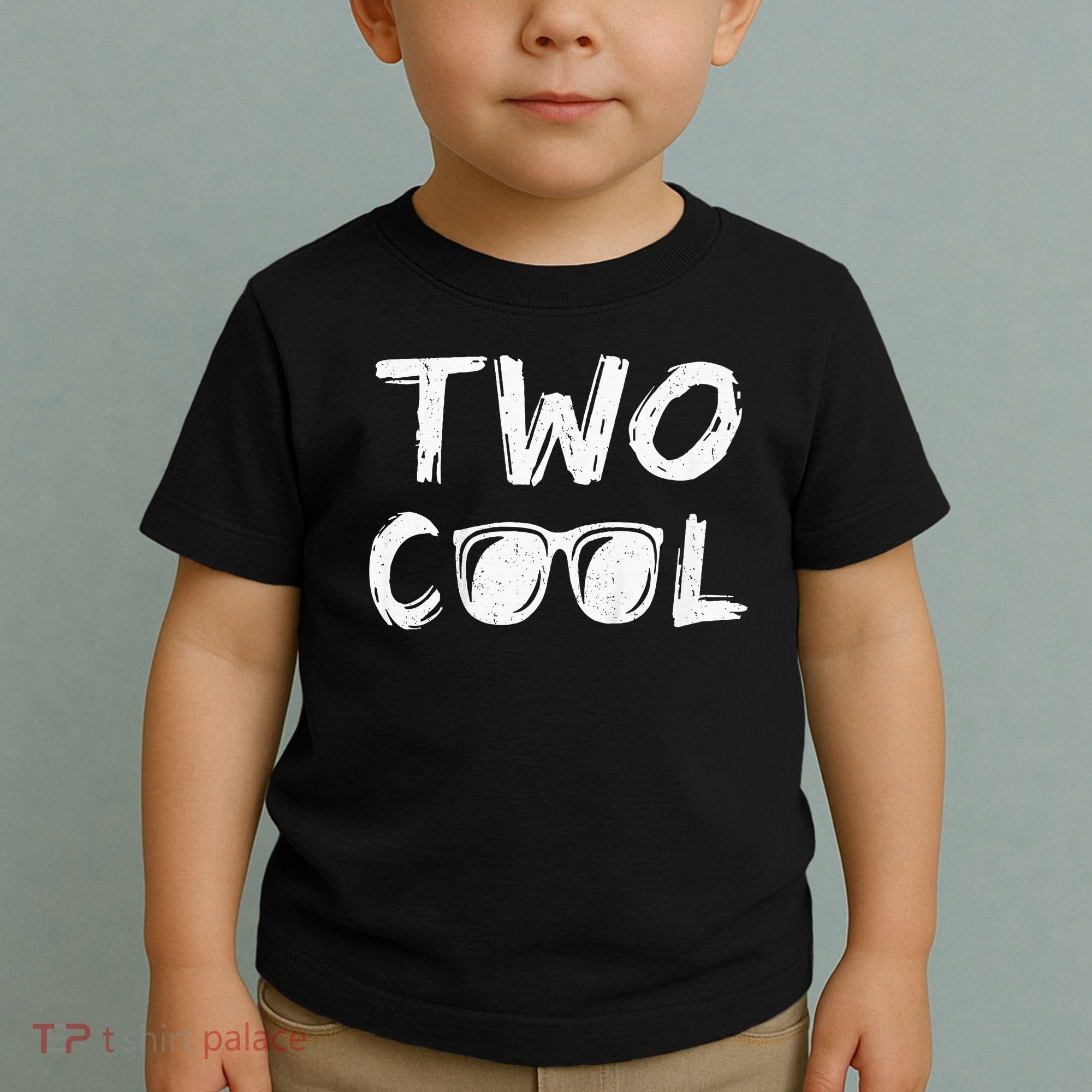 Two Cool 2nd Birthday Gift 2 Year Old Toddler T-Shirt
