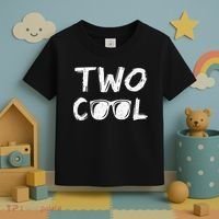Two Cool 2nd Birthday Gift 2 Year Old Toddler T-Shirt thumb 3