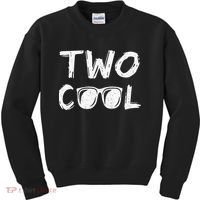 Two Cool 2nd Birthday Gift 2 Year Old Kids Sweatshirt thumb 0