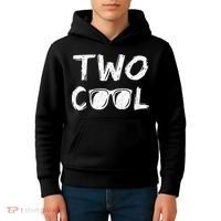 Two Cool 2nd Birthday Gift 2 Year Old Kids Hoodie thumb 4