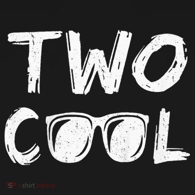 Two Cool 2nd Birthday Gift 2 Year Old Kids Hoodie