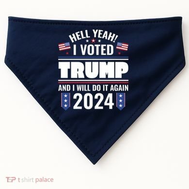 Trump Campaign 2024 USA-Made Doggie Bandana