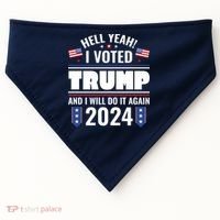 Trump Campaign 2024 USA-Made Doggie Bandana thumb 0