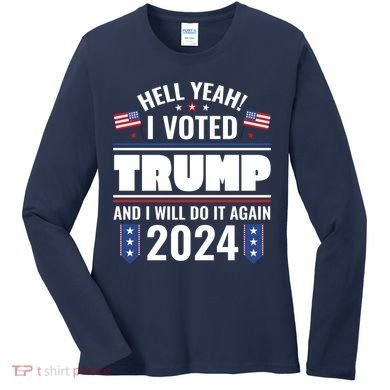 Trump Campaign 2024 Women's Long Sleeve Shirt