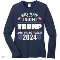 Trump Campaign 2024 Women's Long Sleeve Shirt thumb 0