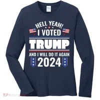 Trump Campaign 2024 Women's Long Sleeve Shirt thumb 0