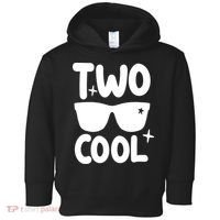 Two Cool 2nd Birthday Gift 2 Year Old Boy Second Bday Toddler Hoodie thumb 0