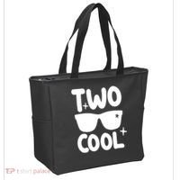 Two Cool 2nd Birthday Gift 2 Year Old Boy Second Bday Tote Bag thumb 2