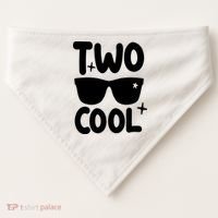 Two Cool 2nd Birthday Gift 2 Year Old Boy Second Bday USA-Made Doggie Bandana thumb 0