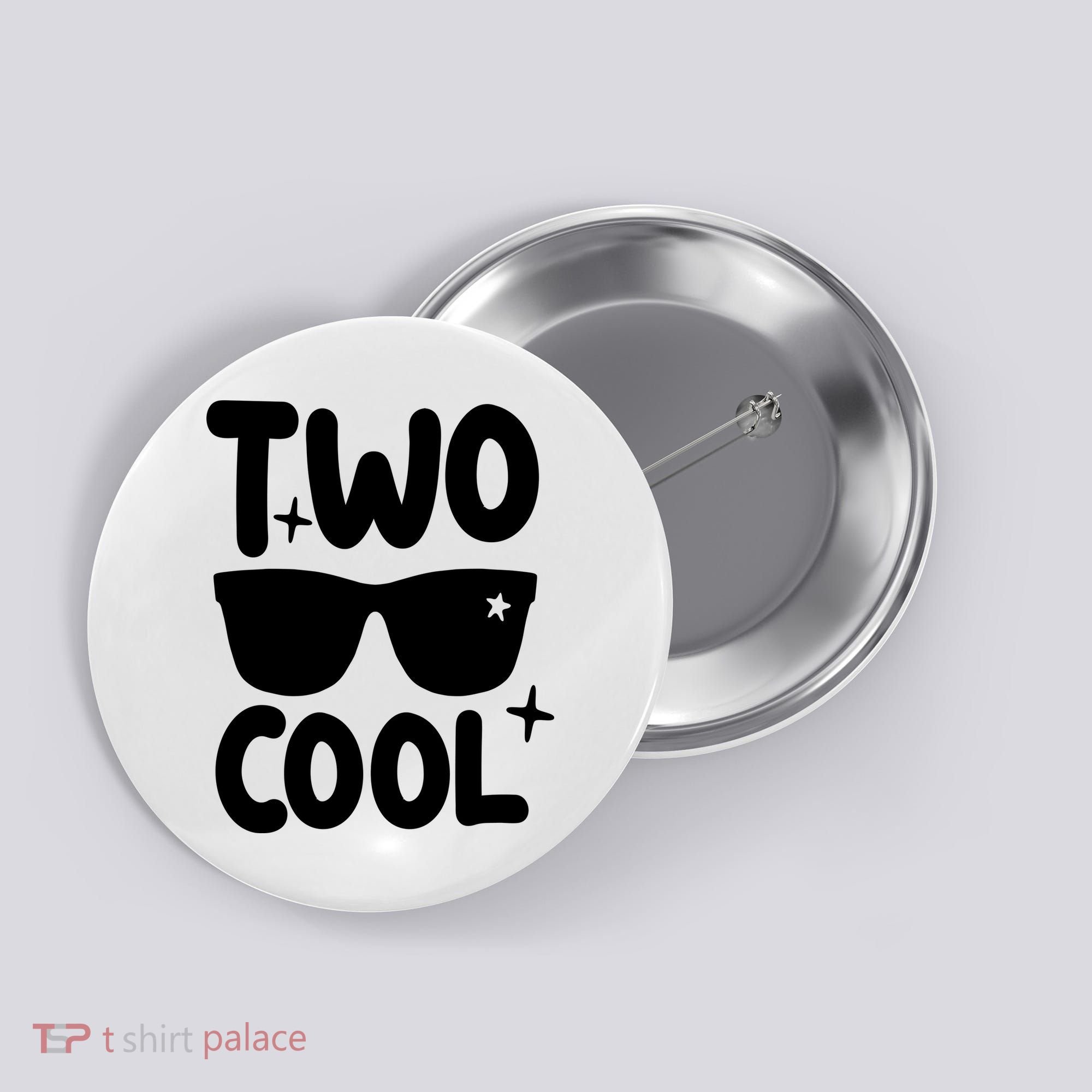 Two Cool 2nd Birthday Gift 2 Year Old Boy Second Bday Button