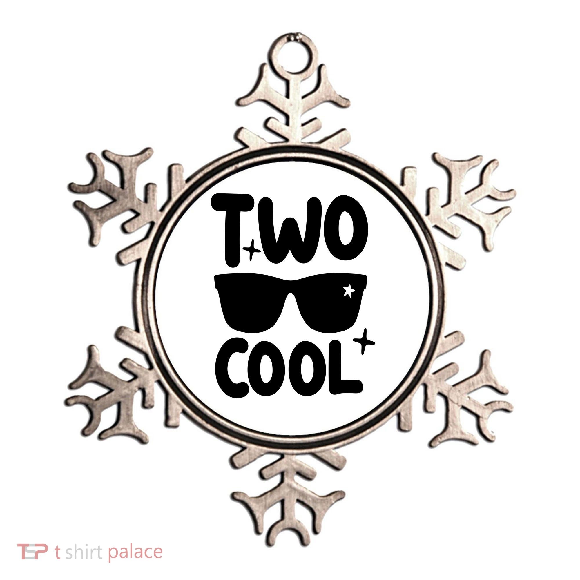 Two Cool 2nd Birthday Gift 2 Year Old Boy Second Bday Ornament