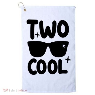 Two Cool 2nd Birthday Gift 2 Year Old Boy Second Bday Golf Towel